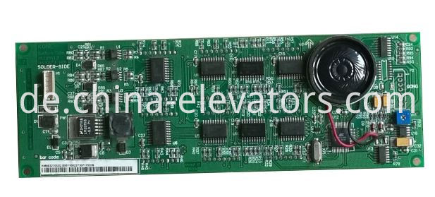 KONE Red Dot Matrix Display Board with Arrival Gong KM863270G02